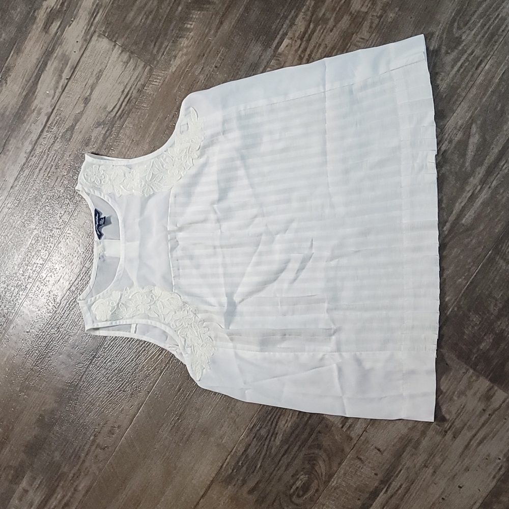American Eagle AEO Ivory Sleeveless Top Medium